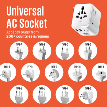 WGo 28W Universal Travel Adapter