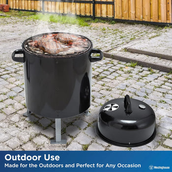 Portable 16-Inch Char Broil Steel Smoker