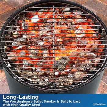 Portable 16-Inch Char Broil Steel Smoker