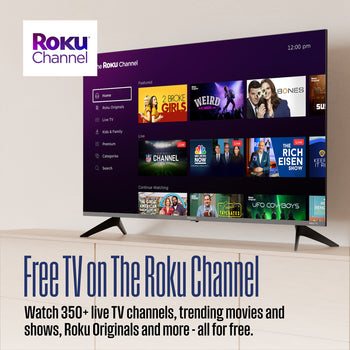 75″ Edgeless 4K UHD Roku TV