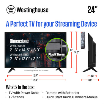 24″ HD TV