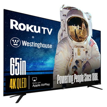 65″ Edgeless QLED 4K UHD Roku TV with Voice Remote