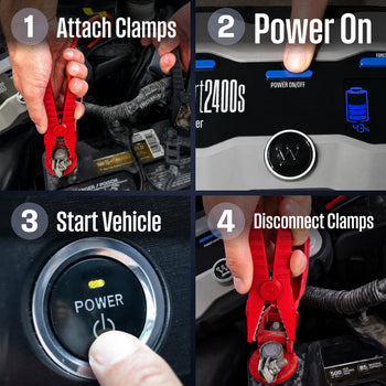 4000A Portable Car Battery Jump Starter Power Bank