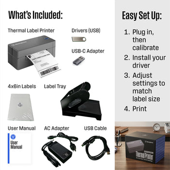 WHTP203v Commercial Shipping Label Printer