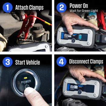 1500A Portable Car Battery Jump Starter Power Bank