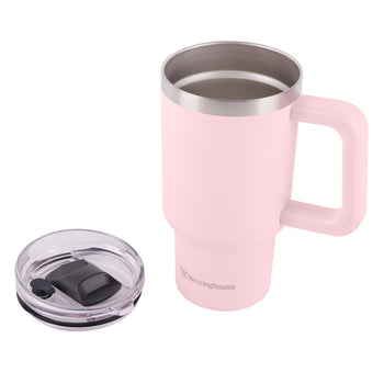 K - Double Wall Stainless Steel Tumbler (Pink) 40 oz