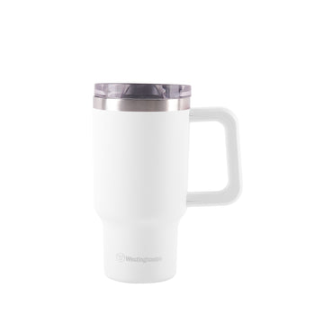K - Double Wall Stainless Steel Insulated Tumbler (White) 32 oz