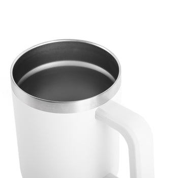 K - Double Wall Stainless Steel Insulated Tumbler (White) 32 oz