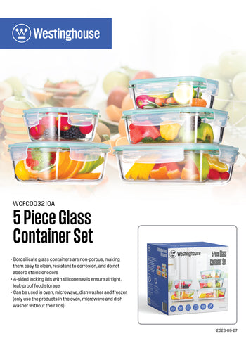 K - Glass Food Container Set