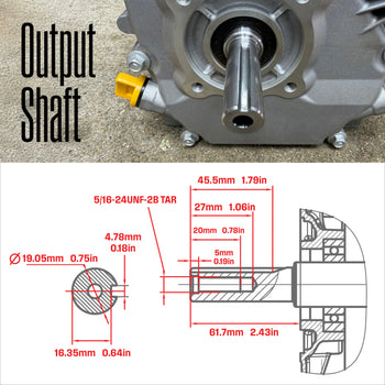 WENG212 212cc 4-Stroke OHV Westinghouse Engine