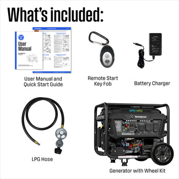 WGen6000DFc EFI - Dual Fuel with CO Sensor