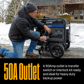 WGen14500c Generator with CO Sensor