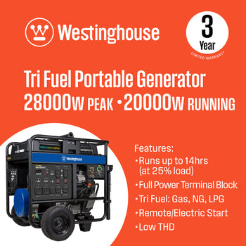 WGen20000TFc - Tri-Fuel with CO Sensor