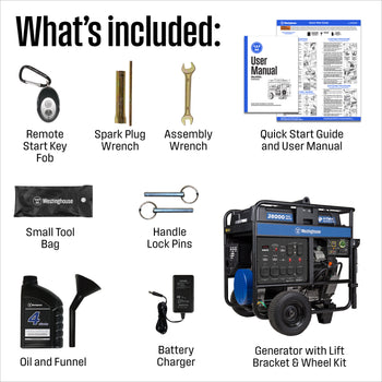 WGen20000c Generator with CO Sensor