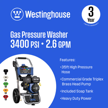 WPX3400 Pressure Washer