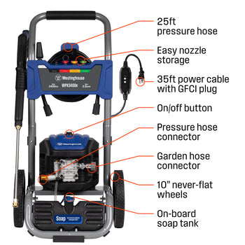 WPX3400e Electric Pressure Washer