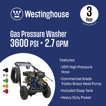 WPX3600 Pressure Washer