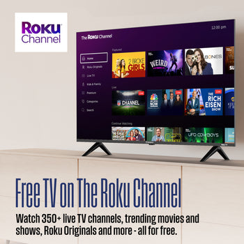 65″ Edgeless 4K UHD Roku TV