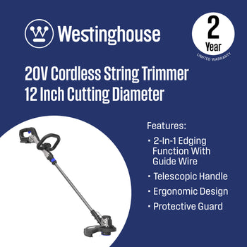 Cordless 20V String Trimmer - Tool Only