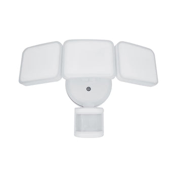 5000 Lumen Motion Activated Integrated LED Outdoor Triple Head Security Light