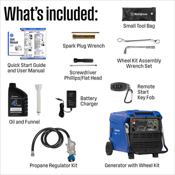 iGen12000TFc Inverter Generator - Tri-Fuel with CO Sensor