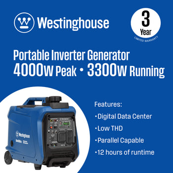 iGen4000cv Inverter Generator with CO Sensor