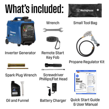 iGen4000DFc Inverter Generator - Dual Fuel with CO Sensor