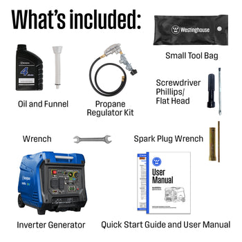 iGen5000DFcv Inverter Generator - Dual Fuel with CO Sensor