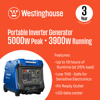 iGen5000c Inverter Generator with CO Sensor