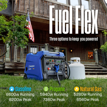 iGen8200TFc Inverter Generator - Tri-Fuel with CO Sensor