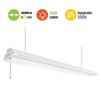 5000 Lumen LED Shop Light, 4 Pack