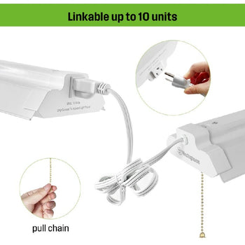 5000 Lumen LED Shop Light, 4 Pack