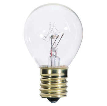 25 Watt S11 Incandescent Clear E17 (Intermediate) Base, 120 Volt, Card