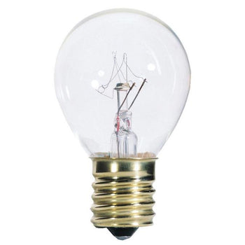 10 Watt S11 Incandescent Clear E17 (Intermediate) Base, 130 Volt, Card