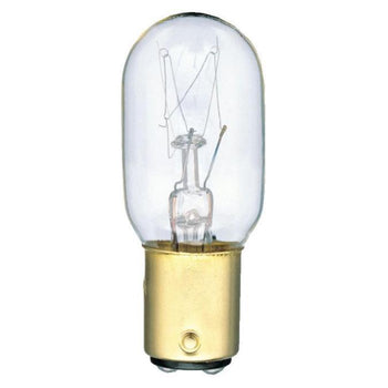 25 Watt T8 Incandescent Clear D.C. Bayonet Base, 120 Volt, Card