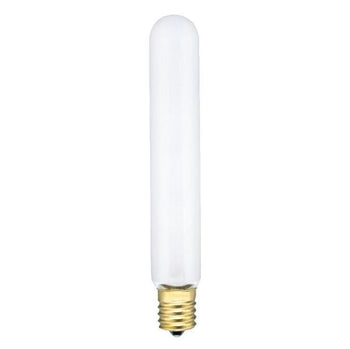40 Watt T6 1/2 Incandescent Frost E17 (Intermediate) Base, 120 Volt, Card