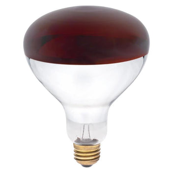 250 Watt R40 Incandescent Red Infrared Heat Flood E26 (Medium) Base, Box