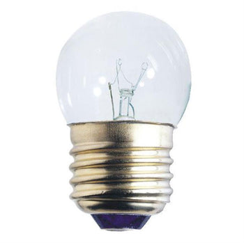 7-1/2 Watt S11 Incandescent Clear E26 (Medium) Base, 120 Volt, Card
