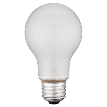 25 Watt A19 Incandescent Frost E26 (Medium) Base, 130 Volt, Box (4-Pack)