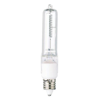 50 Watt T4 Single-Ended Halogen Clear E11 (Mini-Can) Base, 120 Volt, Card