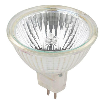 35 Watt MR16 Halogen Flood Clear Lens GU7.9/8.0 Base, 120 Volt, Card