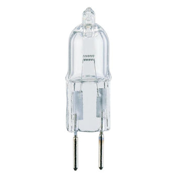 20 Watt T3 JC Halogen Low Voltage Xenon Clear G4 Base, 12 Volt, Card (2-Pack)
