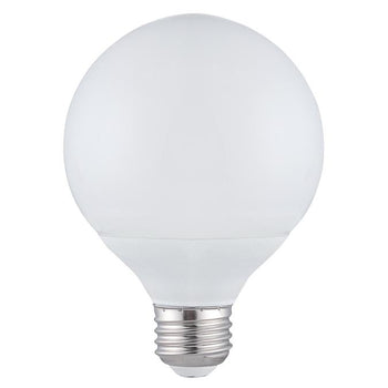 15 Watt Globe CFL Cool White E26 (Medium) Base, Box (2-Pack)