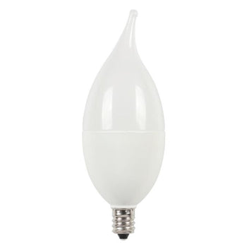 C13 7-Watt (60 Watt Equivalent) Candelabra Base Soft White LED Lamp