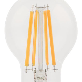 A19 8-Watt (75-Watt Equivalent) Medium Base Clear Dimmable Filament LED Lamp