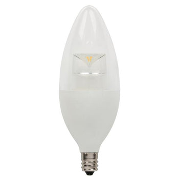 B13 6-1/2-Watt (60 Watt Equivalent) Candelabra Base Soft White Dimmable LED Lamp