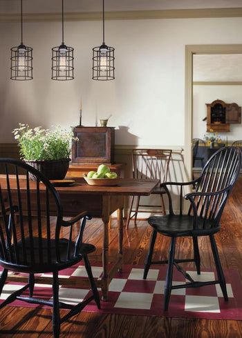 One-Light Indoor Mini Pendant, Oil Rubbed Bronze Finish