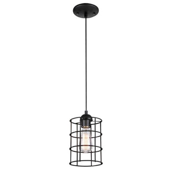 One-Light Indoor Mini Pendant, Oil Rubbed Bronze Finish