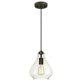 Wes One-Light Indoor Mini Pendant, Oil Rubbed Bronze Finish