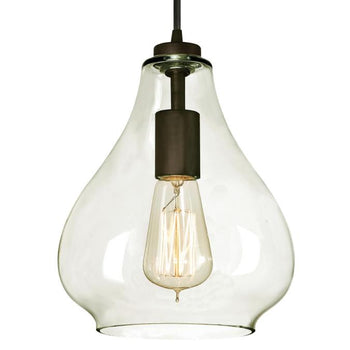 Wes One-Light Indoor Mini Pendant, Oil Rubbed Bronze Finish
